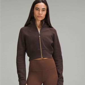 Lululemon Scuba Full-Zip Cropped Hoodie